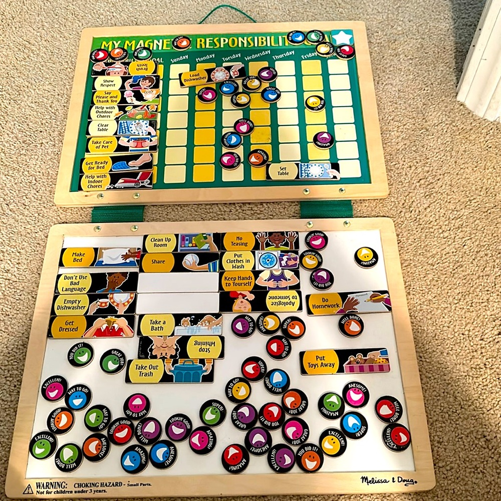 My magnet responsibility calendar